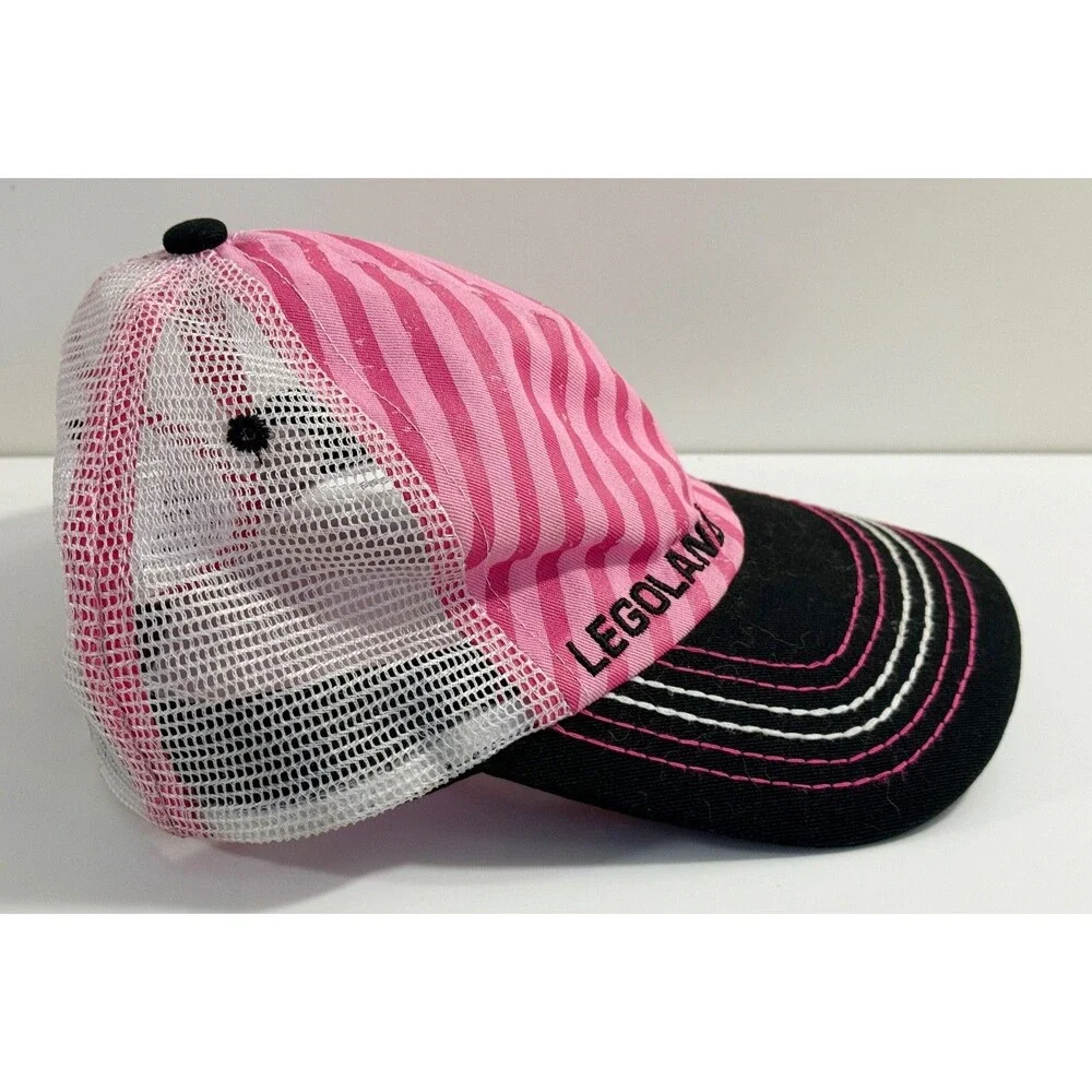 Women's/Youth‎ Legoland Snap Back Pink Mesh Trucker Cap Hat